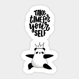 Take time for yourself Sticker